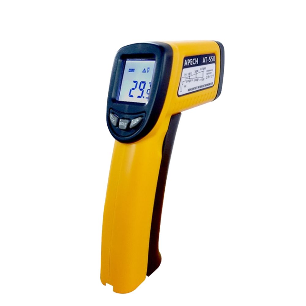 Máy đo nhiệt độ hồng ngoại APECH AT-550 (2 trong 1), nhiệt kế hồng ngoại APECH AT550, APECH AT 550 Infrared Thermometer