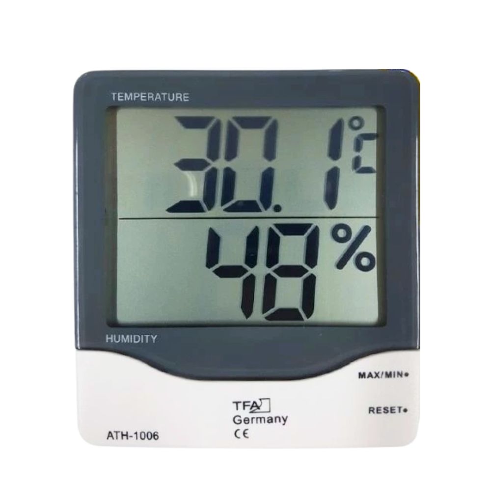 Nhiệt ẩm kế điện tử TFA ATH-1006 đo nhiệt độ và độ ẩm trong nhà, nhiệt ẩm kế TFA ATH1006, máy đo nhiệt độ và độ ẩm TFA ATH 1006 Digital Thermo-Hygrometer