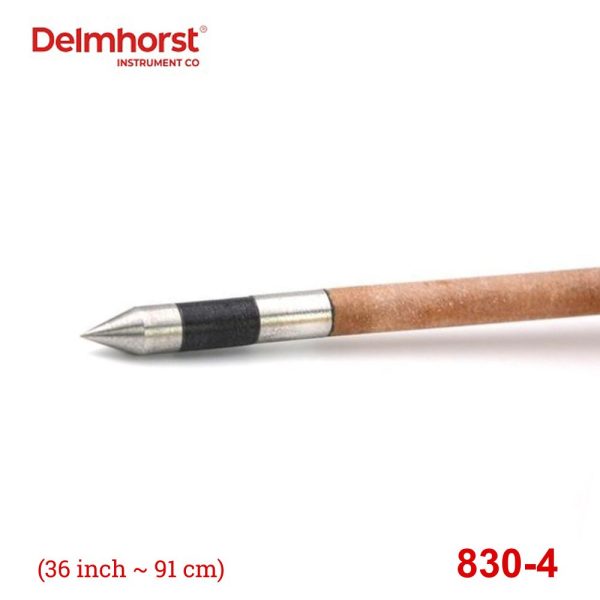 C&acirc;y đo độ ẩm Delmhorst 830-4 cho cỏ kh&ocirc; v&agrave; giấy cuộn (36 inch), điện cực đo độ ẩm Delmhorst 830 4, que đo độ ẩm cỏ kh&ocirc; Delmhorst 830-4 Prod for Agriculture and Paper