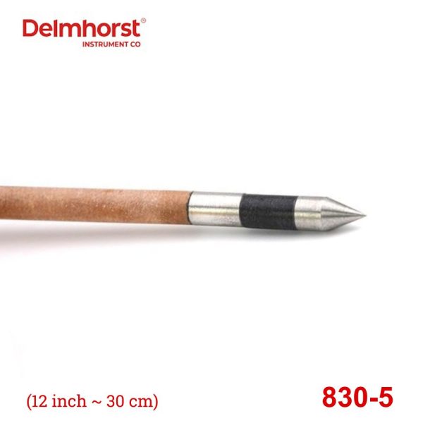 Cây đo độ ẩm Delmhorst 830-5 cho cỏ khô và giấy cuộn (12 inch), điện cực đo độ ẩm Delmhorst 830 5, que đo độ ẩm cỏ khô Delmhorst 830-5 Prod for Agriculture and Paper