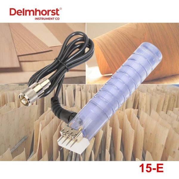 Điện cực Delmhorst 15-E đo độ ẩm sàn gỗ lạng mỏng Veneer, điện cực đo độ ẩm gỗ mỏng Delmhorst 15E Electrode, Delmhorst 15 E Electrode for Veneer