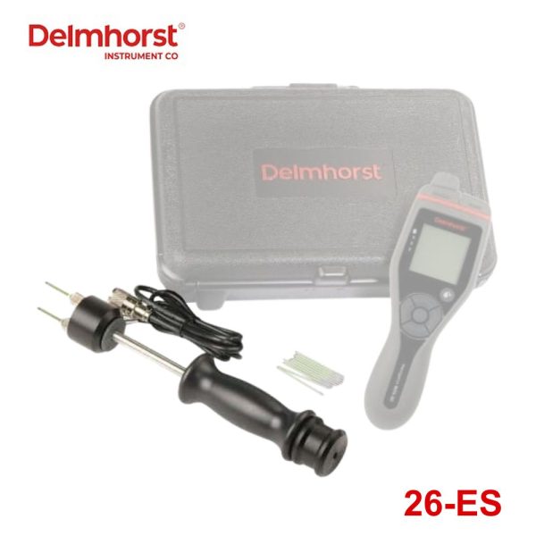 búa đo độ ẩm gỗ Delmhorst 26-ES, điện cực đo độ ẩm Delmhorst 26ES dạng búa trượt, Delmhorst 26 ES Hammer Electrode