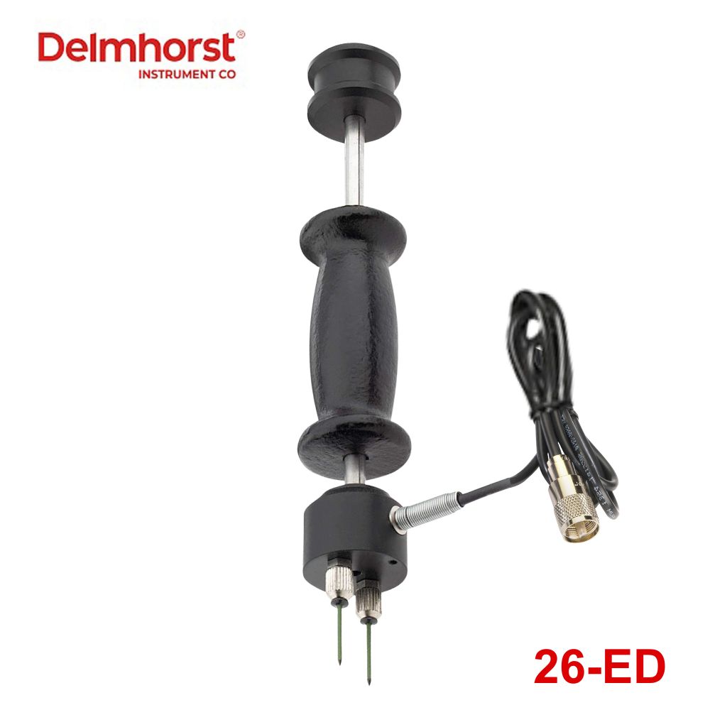 Điện cực búa trượt đo ẩm gỗ Delmhorst 26-ED có thước đo độ sâu điện cực đo độ ẩm Delmhorst 26-ED dạng búa trượt, điện cực đo độ ẩm gỗ Delmhorst 26ED, Delmhorst 26 ED Hammer Electrode
