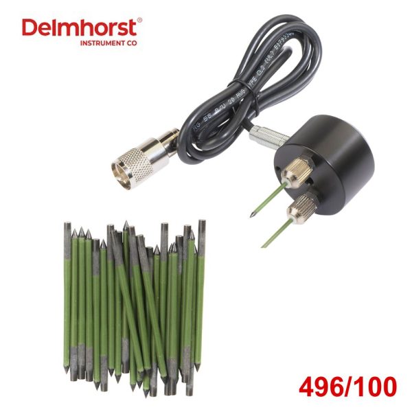 kim búa Delmhorst 496/100 thay thế cho máy đo độ ẩm gỗ, Kim búa thay thế cho máy đo độ ẩm Delmhorst 496, Delmhorst 496 / 100 Insulated Contact Pins
