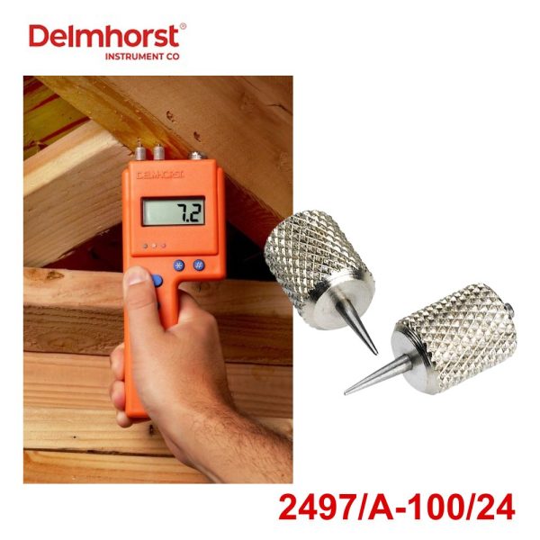 Kim máy Delmhorst 2497/A-100/24 thay thế cho máy đo độ ẩm gỗ, kim đo độ ẩm Delmhorst 2497/A - 100/24, Delmhorst 2497/A-100/24 Contact Pins Contact Pins w/Retainers
