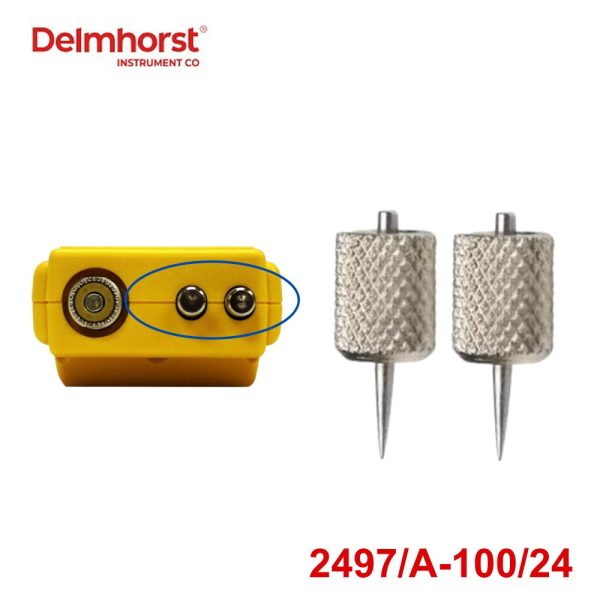Kim máy Delmhorst 2497/A-100/24 thay thế cho máy đo độ ẩm gỗ, kim đo độ ẩm Delmhorst 2497/A - 100/24, Delmhorst 2497/A-100/24 Contact Pins Contact Pins w/Retainers