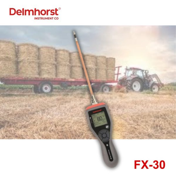 máy đo độ ẩm cỏ khô và nông sản Delmhorst FX-30, máy đo độ ẩm nông sản Delmhorst FX30, Delmhorst FX 30 Hay Moisture Meter