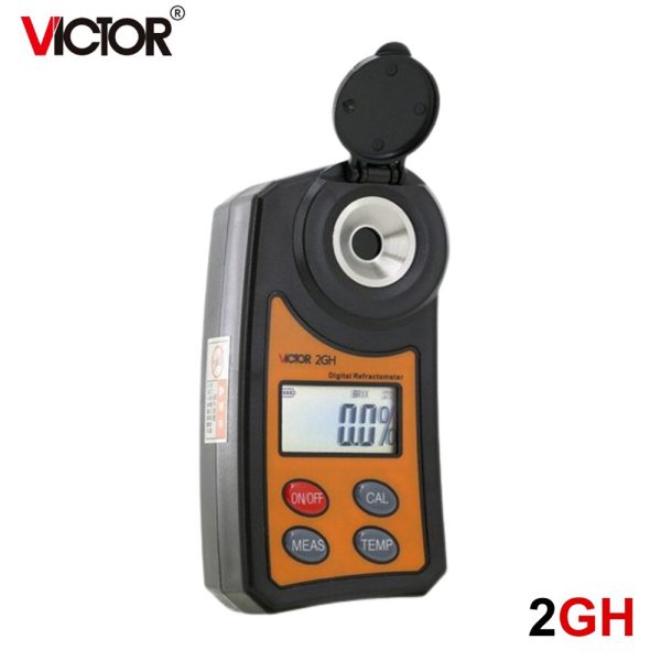 Máy đo độ ngọt VICTOR 2GH kỹ thuật số, máy đo độ brix VICTOR-2GH, khúc xạ kế điện tử đo độ ngọt VICTOR 2GH Digital Refractometer