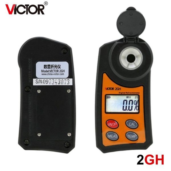 Máy đo độ ngọt VICTOR 2GH kỹ thuật số, máy đo độ brix VICTOR-2GH, khúc xạ kế điện tử đo độ ngọt VICTOR 2GH Digital Refractometer