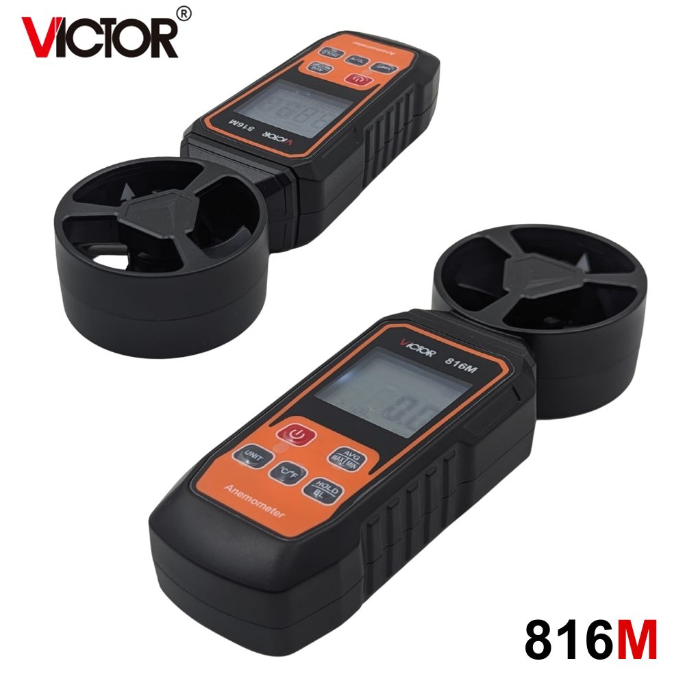 Máy đo gió VICTOR 816M cánh quạt cầm tay máy đo gió VICTOR 816M Digital anemometer, máy đo tốc độ gió VICTOR-816M, VICTOR 816M Anemometer