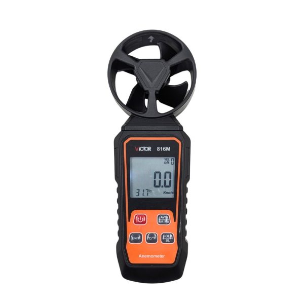 Máy đo gió VICTOR 816M cánh quạt cầm tay máy đo gió VICTOR 816M Digital anemometer, máy đo tốc độ gió VICTOR-816M, VICTOR 816M Anemometer