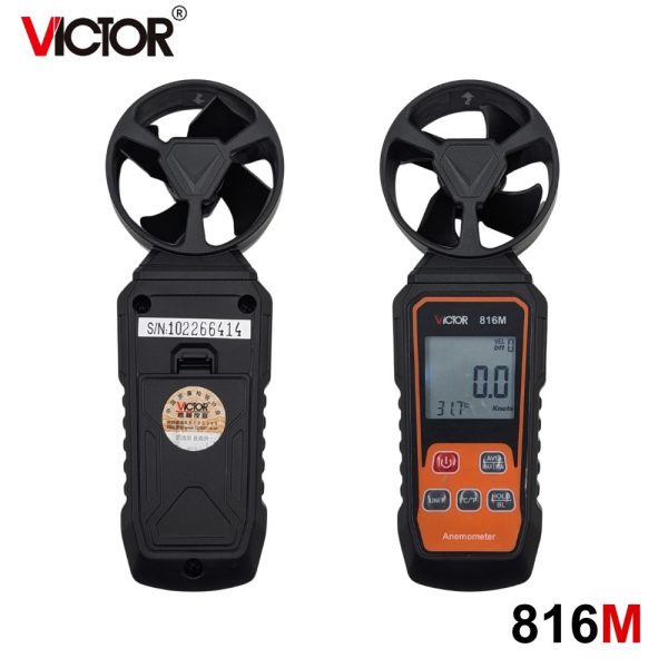 máy đo gió VICTOR 816M Digital anemometer, máy đo tốc độ gió VICTOR-816M, VICTOR 816M Anemometer