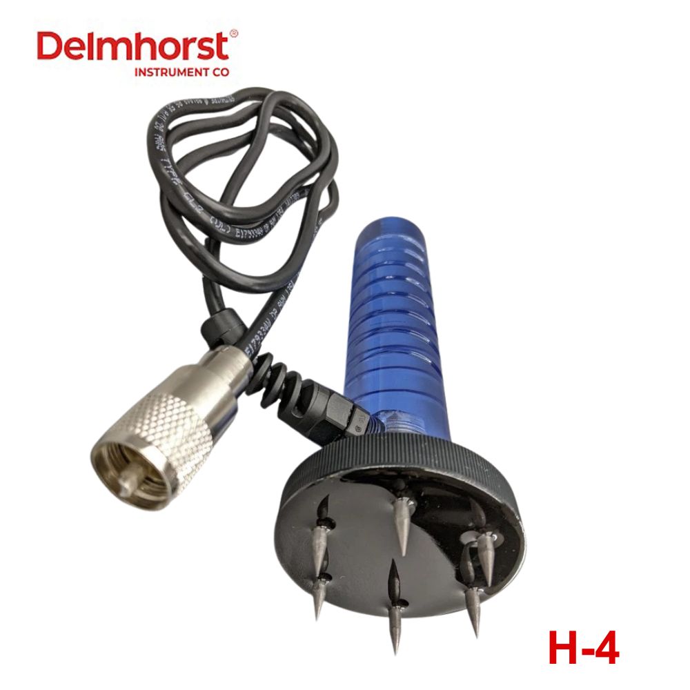 Tay cầm Delmhorst H-4 gắn điện cực đo độ ẩm tay cầm Delmhorst H-4 gắn điện cực đo độ ẩm, Tay cầm gắn đầu dò điện cực Delmhorst H4 cho máy đo độ ẩm, Delmhorst H-4 Electrode Handle