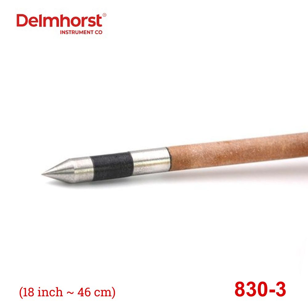 Cây đo độ ẩm Delmhorst 830-3 cho cỏ khô và giấy cuộn (46 cm) Cây đo độ ẩm Delmhorst 830-3 cho cỏ khô và giấy cuộn (18 inch), điện cực đo độ ẩm Delmhorst 830 3, que đo độ ẩm cỏ khô Delmhorst 830-3 Prod for Agriculture and Paper
