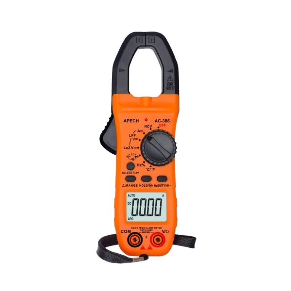 Ampe kìm APECH AC-386 True-RMS đo điện AC/DC, đồng hồ Ampe kìm AC/DC APECH AC386, APECH AC 386 AC/DC Clamp Meter