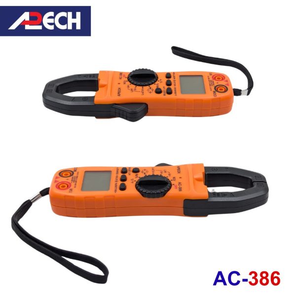 Ampe kìm APECH AC-386 True-RMS đo điện AC/DC, đồng hồ Ampe kìm AC/DC APECH AC386, APECH AC 386 AC/DC Clamp Meter