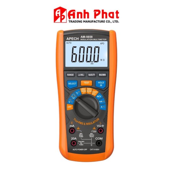 Đồng hồ vạn năng APECH AM-5658 đo điện trở cách điện