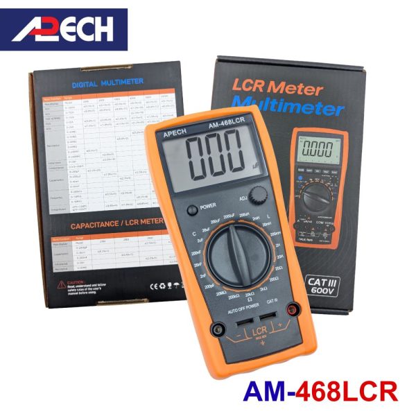 Máy đo LCR APECH AM-468LCR, đồng hồ đo LCR APECH AM-468 LCR, APECH AM 468 LCR Digital LCR Meter