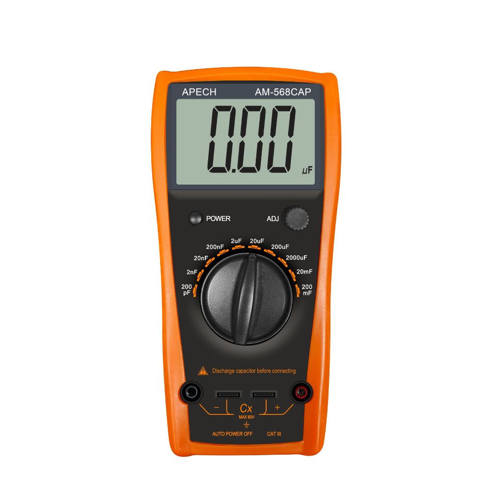 M&aacute;y đo điện dung APECH AM-568CAP, đồng hồ đo điện dung tụ điện APECH AM 568CAP, APECH AM-568 CAP Capacitance Meter