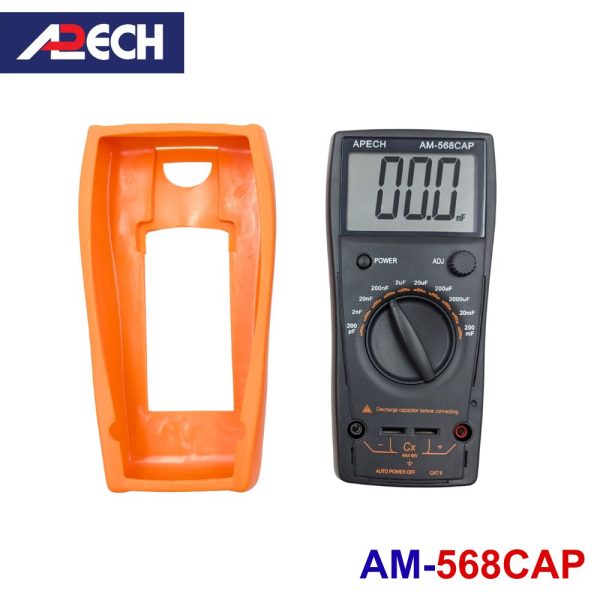 Máy đo điện dung APECH AM-568CAP, đồng hồ đo điện dung tụ điện APECH AM 568CAP, APECH AM-568 CAP Capacitance Meter