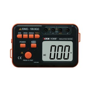 Máy đo điện trở cách điện VICTOR VC60E+, đồng hồ đo điện trở cách điện VICTOR VC 60E+, VICTOR VC60E+ Digital Megohmmeter