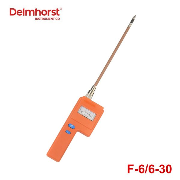 Máy đo độ ẩm cỏ khô Delmhorst F-6/6-30, máy đo độ ẩm chỉ thị kim Delmhorst F-6 6-30, Delmhorst F6 6-30 Moisture Meter for Hay