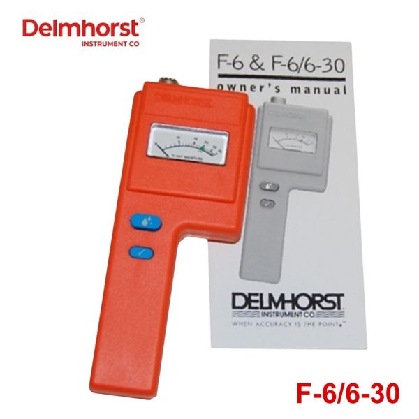 Máy đo độ ẩm cỏ khô Delmhorst F-6/6-30, máy đo độ ẩm chỉ thị kim Delmhorst F-6 6-30, Delmhorst F6 6-30 Moisture Meter for Hay