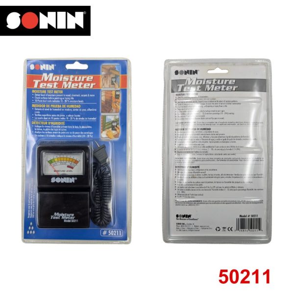 Máy đo độ ẩm gỗ Sonin 50211 Analog chỉ thị kim, máy đo độ ẩm giá rẻ Sonin 50211, Sonin 50211 Analog Moisture Meter
