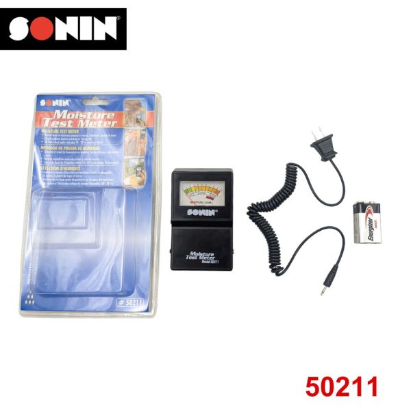 Máy đo độ ẩm gỗ Sonin 50211 Analog chỉ thị kim, máy đo độ ẩm giá rẻ Sonin 50211, Sonin 50211 Analog Moisture Meter