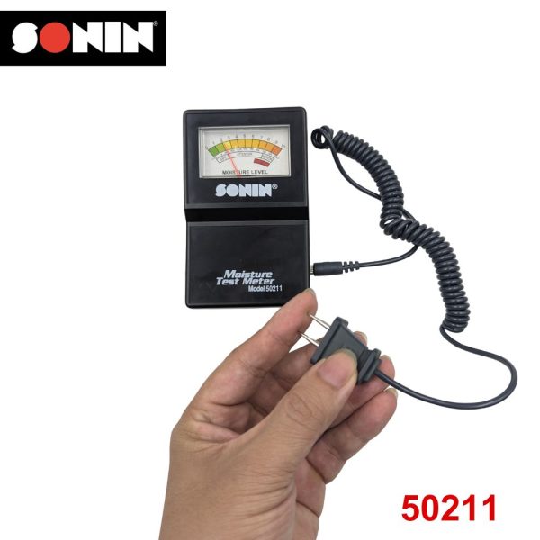 Máy đo độ ẩm gỗ Sonin 50211 Analog chỉ thị kim, máy đo độ ẩm giá rẻ Sonin 50211, Sonin 50211 Analog Moisture Meter
