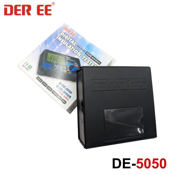 Máy đo điện trở cách điện DER EE DE-5050, đồng hồ đo cách điện DEREE DE-5050, DEREE DE 5050 Digital Insulation Tester