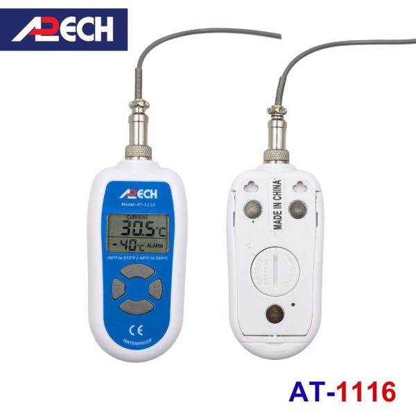 máy đo nhiệt độ tiếp xúc APECH AT-1116 đầu dò rời, nhiệt kế điện tử APECH AT1116, APECH AT 1116 Digital Thermometer