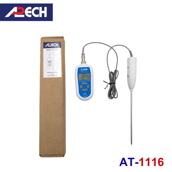 máy đo nhiệt độ tiếp xúc APECH AT-1116 đầu dò rời, nhiệt kế điện tử APECH AT1116, APECH AT 1116 Digital Thermometer