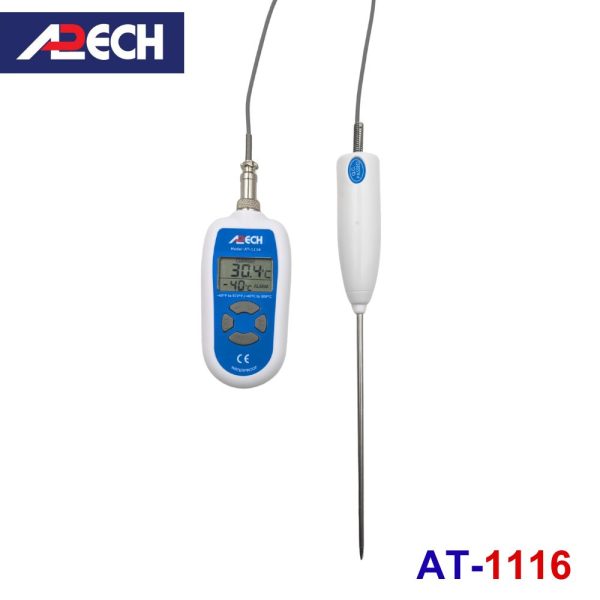 máy đo nhiệt độ tiếp xúc APECH AT-1116 đầu dò rời, nhiệt kế điện tử APECH AT1116, APECH AT 1116 Digital Thermometer