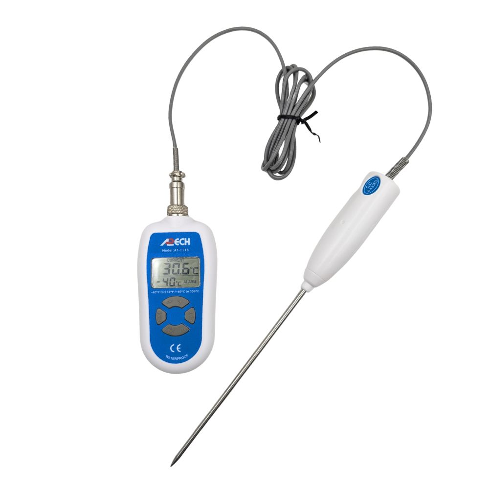 máy đo nhiệt độ tiếp xúc APECH AT-1116 đầu dò rời, nhiệt kế điện tử APECH AT1116, APECH AT 1116 Digital Thermometer