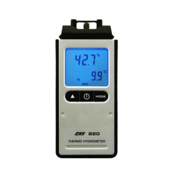máy đo độ ẩm CHY 220 cầm tay, nhiệt ẩm kế CHY-220, CHY 220 Digital Thermo-Hygrometer