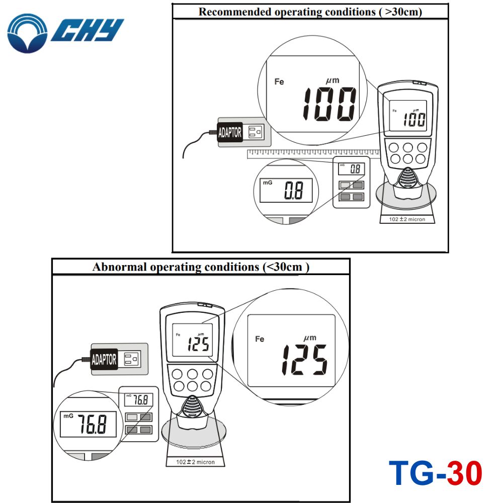 Máy đo độ dày lớp sơn CHY TG-03 cầm tay Máy đo độ dày lớp sơn CHY TG-03 cầm tay, máy đo độ dày lớp phủ CHY TG03, CHY TG 03 Coating Thickness Gauge