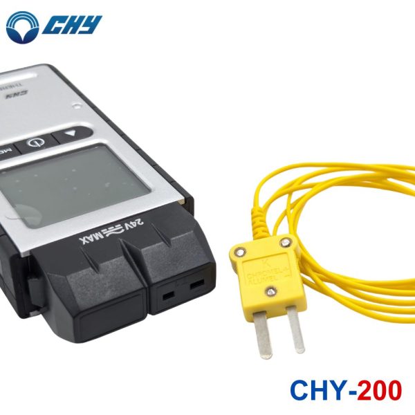 máy đo nhiệt độ tiếp xúc CHY 200, máy đo nhiệt độ tiếp xúc loại K CHY-200, CHY 200 K-type thermometer