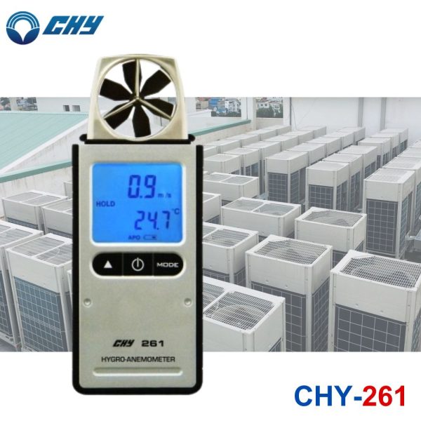 Máy đo vi khí hậu CHY 261 cầm tay, máy đo môi trường CHY-261, CHY 261 Hygro-Anemometer