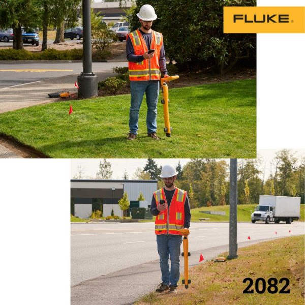 Bộ thiết bị định vị công trình ngầm FLUKE 2082, máy tìm đường dây điện ngầm FLUKE-2082, Fluke 2082 Underground Utility Locator