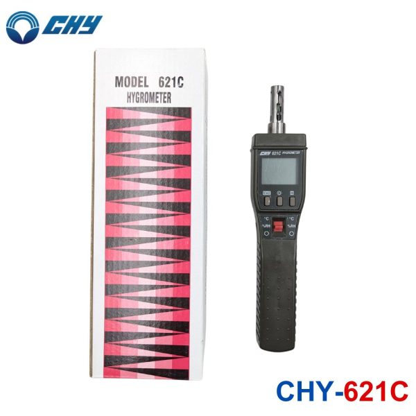 Máy đo độ ẩm CHY 621C cầm tay, nhiệt ẩm kế điện tử CHY 621C, CHY-621C Thermo-Hygrometer