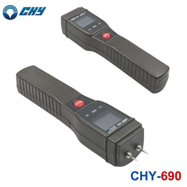 Máy đo độ ẩm gỗ CHY 690, thiết bị đo độ ẩm gỗ dạng kim CHY 690, CHY-690 moisture meter