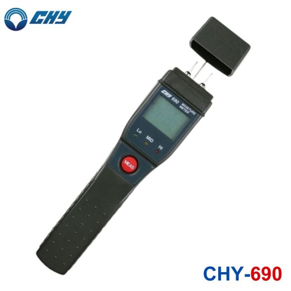 Máy đo độ ẩm gỗ CHY 690, thiết bị đo độ ẩm gỗ dạng kim CHY 690, CHY-690 moisture meter