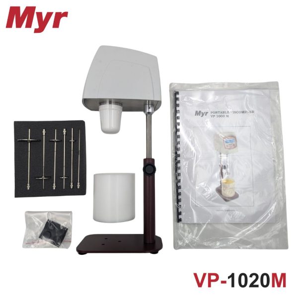 Máy đo độ nhớt sơn Myr VP1020M dạng xoay để bàn, nhớt kế Myr VP 1020M, VP1020-M Portable Rotary Viscometer