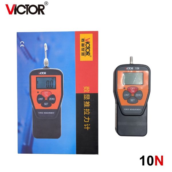 Máy đo lực kéo và nén VICTOR 10N (1kg), máy đo lực cầm tay VICTOR-10N, VICTOR 10N Digital Force Gauge