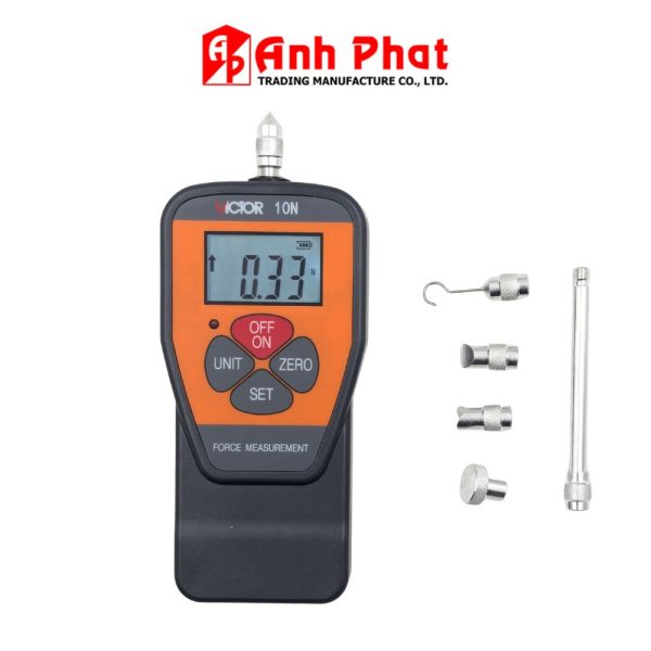 M&aacute;y đo lực k&eacute;o v&agrave; n&eacute;n VICTOR 10N (1kg), m&aacute;y đo lực cầm tay VICTOR-10N, VICTOR 10N Digital Force Gauge