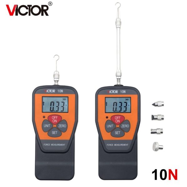 Máy đo lực kéo và nén VICTOR 10N (1kg), máy đo lực cầm tay VICTOR-10N, VICTOR 10N Digital Force Gauge
