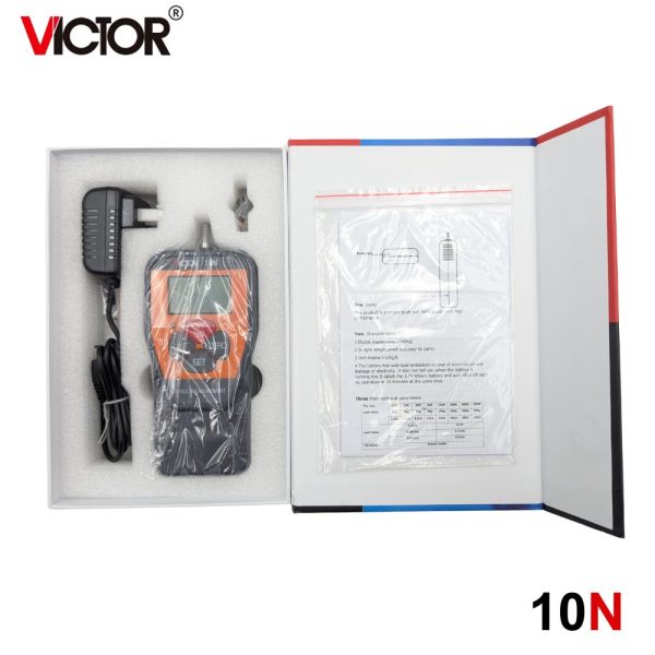 Máy đo lực kéo và nén VICTOR 10N (1kg), máy đo lực cầm tay VICTOR-10N, VICTOR 10N Digital Force Gauge