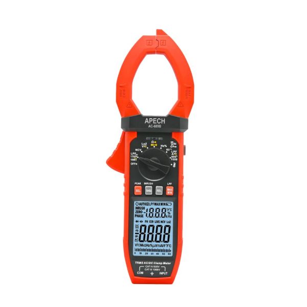 Đồng hồ Ampe kìm APECH AC-689B True-RMS, Ampe kìm AC/DC APECH AC 689B True RMS, APECH AC-689B Clamp Meter