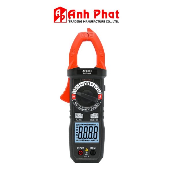 Ampe kìm APECH AC-788A True-RMS, đồng hồ Ampe kìm APECH AC 788A True RMS, APECH AC-788A Clamp Meter